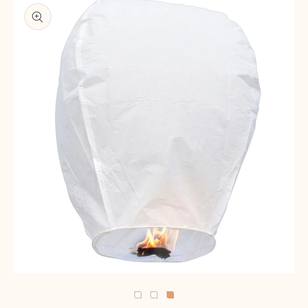 White Sky Lantern 250 pcs